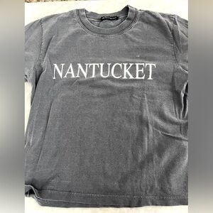 Navy Nantucket Brandy Melville Tee One Size